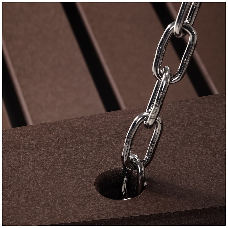 Hanniford Poly Adirondack 50 Inch Porch Swing