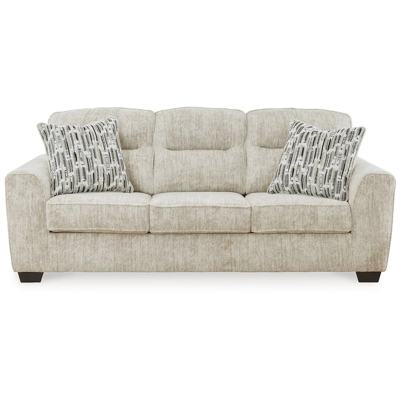 Signature Design by Ashley Lonoke Parchment Sofa - 90"W x 38"D x 40"H