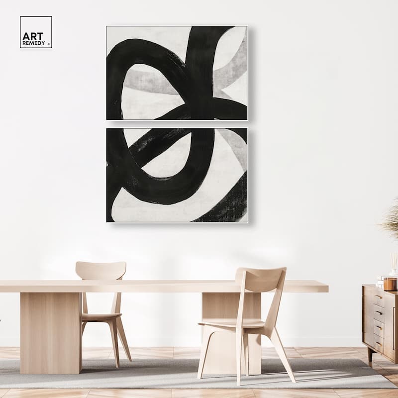 Infinite Loop I Canvas Set of 2 by Art Remedy