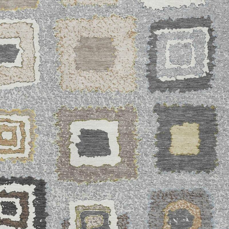 HomeRoots Geometric Transitional Rectangle Outdoor Rug