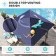 preview thumbnail 15 of 30, Crestlive Products 10FT Square Adjustable Offset Cantilever Hanging Patio Umbrella