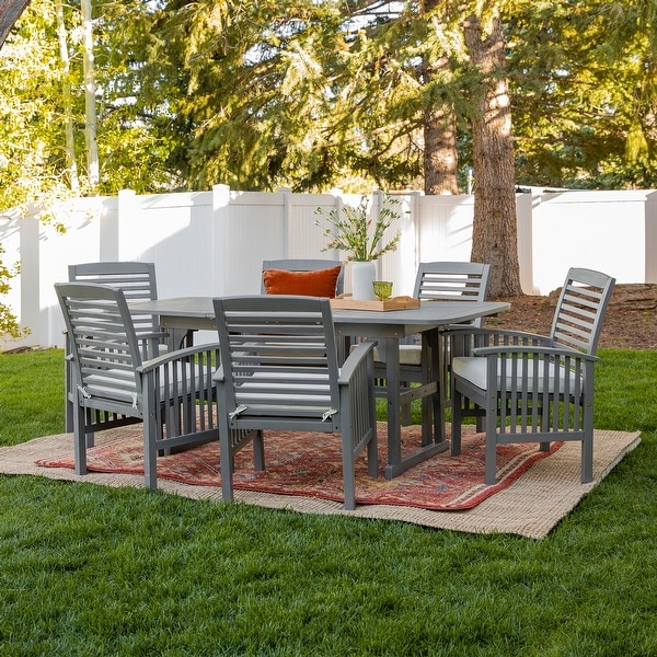 Surfside 7-Piece Acacia Patio Dining Set by Havenside Home