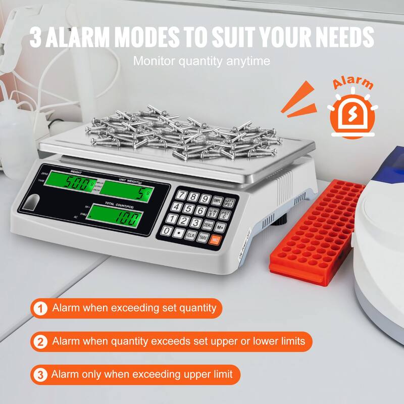 Industrial Counting Scale Inventory Counting Scale Kitchen Jewelry Scale with RS232 Port and LCD Screen