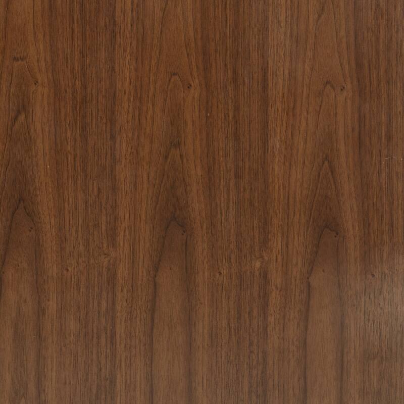 Poly & Bark Jarmo Ottoman with Adjustable Walnut Table - Full Grain Genuine Italian Leather