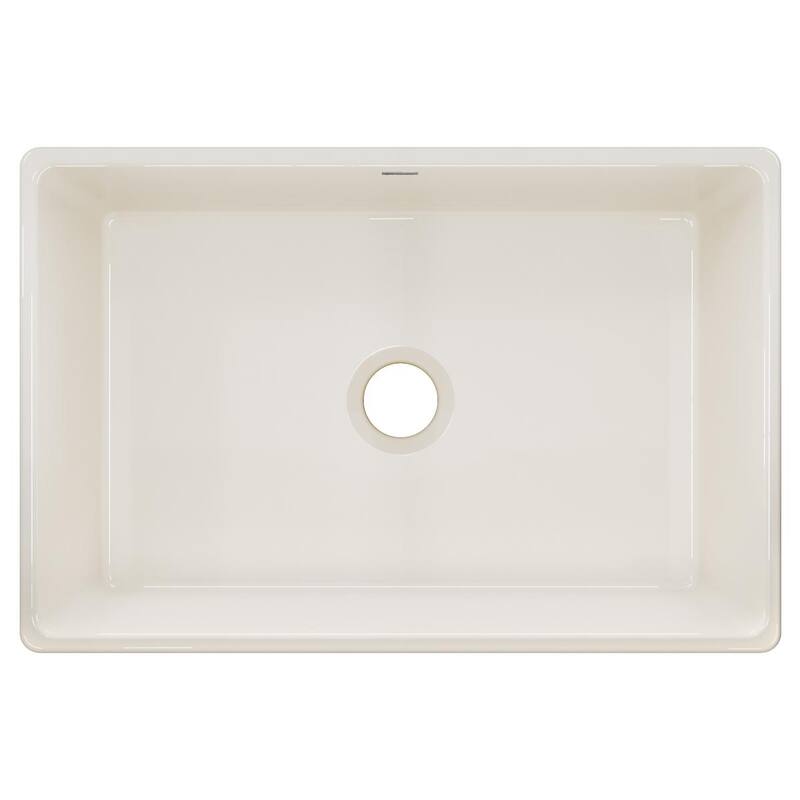 Elkay Fireclay 30" x 19-15/16" x 9-1/8", Single Bowl Farmhouse Sink