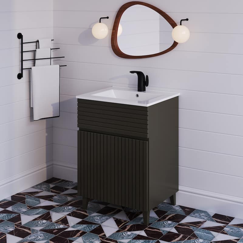 Bernay 24" Bathroom Vanity - Cedar Grey