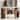 Home Bar Unit, 55.12-Inch Bar Table