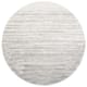 SAFAVIEH Adirondack Vera Modern Ombre Distressed Stripe Area Rug - 5' Round - Ivory/Silver