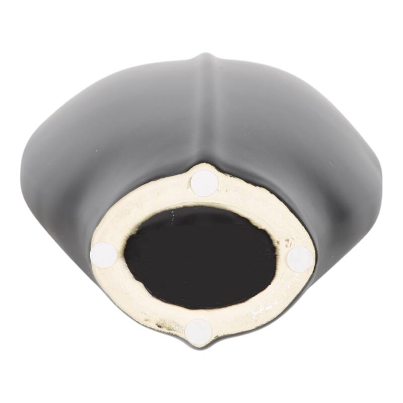 Modern Ceramic Decorative Vase with Sculpted Wavy Textured Design