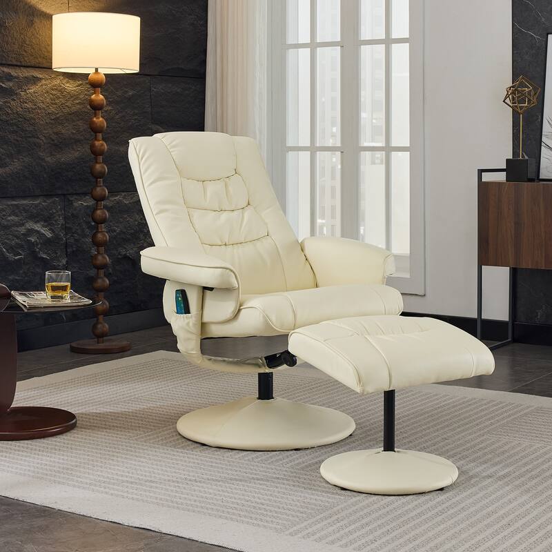 Recliner Chair with Ottoman