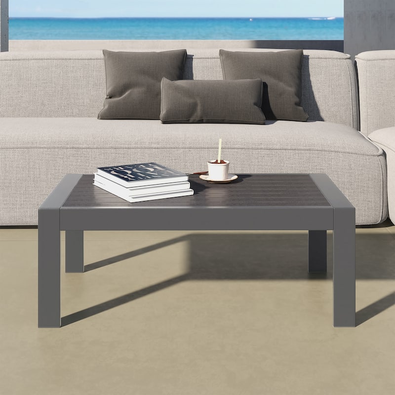 Royalcraft Aluminum Outdoor Coffee Table - Grey