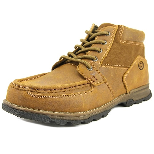Nunn Bush Pershing Men Moc Toe Leather Brown Chukka Boot