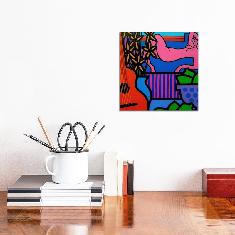 iCanvas "Still Life With Matisse No. 1" by John Nolan Canvas Print - 12x12x1.5