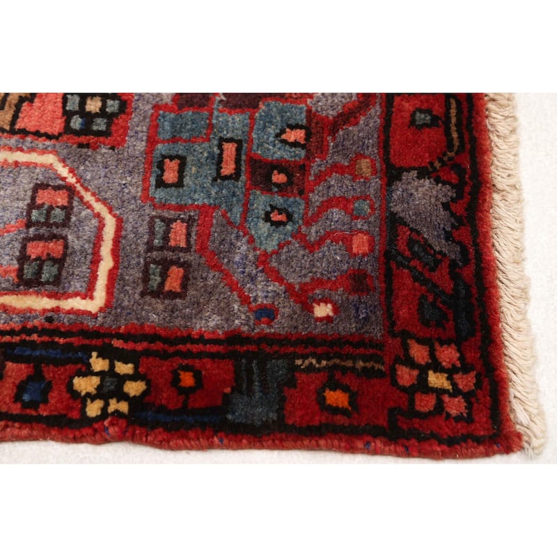 ECARPETGALLERY Hand-knotted Anatolian Vintage Dark Navy Wool Rug - 4'10 x 8'4