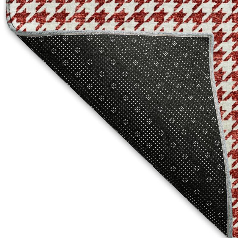 Premium Washable Super Soft Modern Houndstooth Mayfield Rug