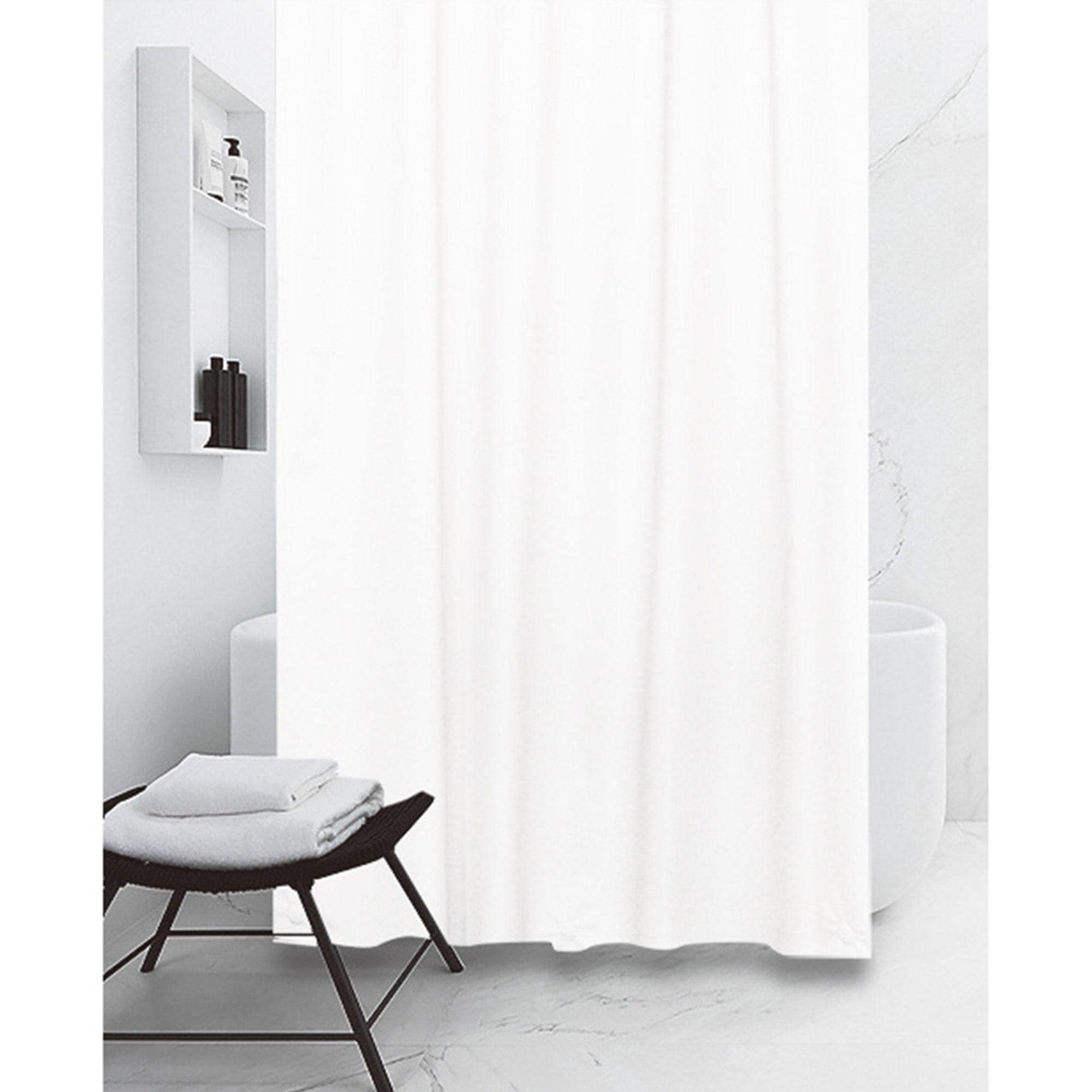 12 Pieces Shower Curtain Hooks Decorative Drape Hangers Bathing Liners Rings  Room Toilet Farmhouse Hardware White - AliExpress