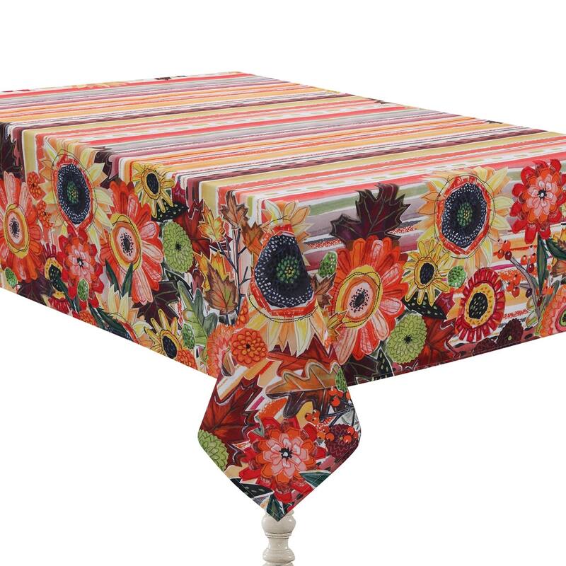 Laural Home Harvest Snippets Tablecloth
