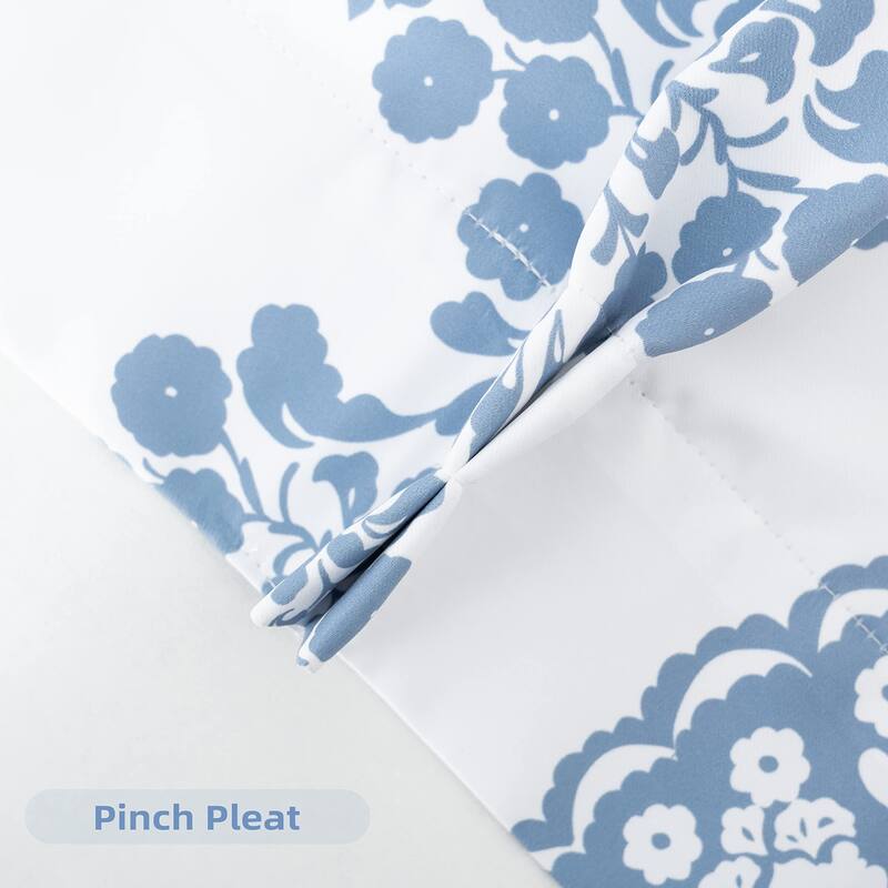 DriftAway Samantha Pinch Pleat Thermal Room Darkening Back Tab Window Curtains