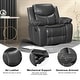 preview thumbnail 21 of 27, Wide Seat Durable Leather Massage and Heat Recliner