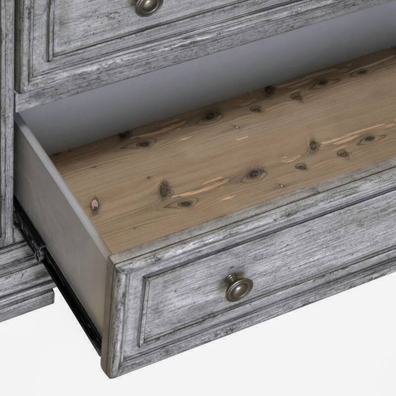 Big Valley Graystone Nightstand with Charging Station