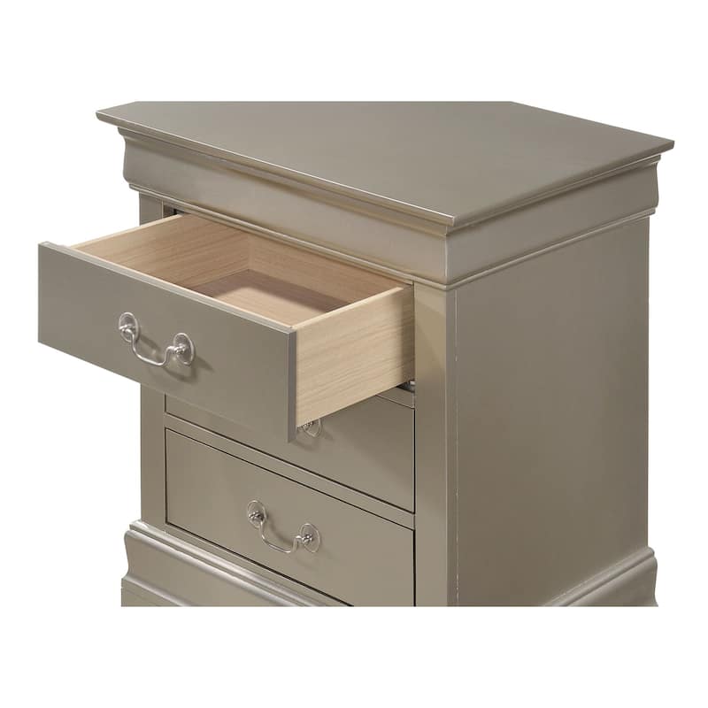 Louis Phillipe 3-drawer Nightstand