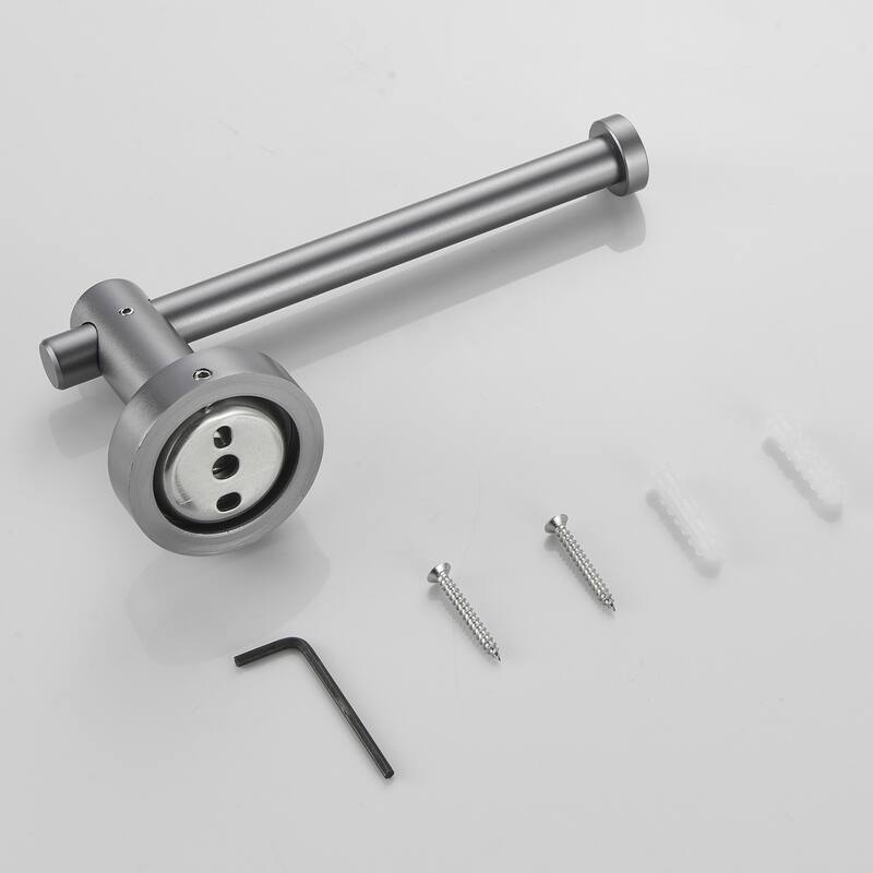 Bathroom Hardware Set, Thicken Space Aluminum 3 PCS Towel Bar Set
