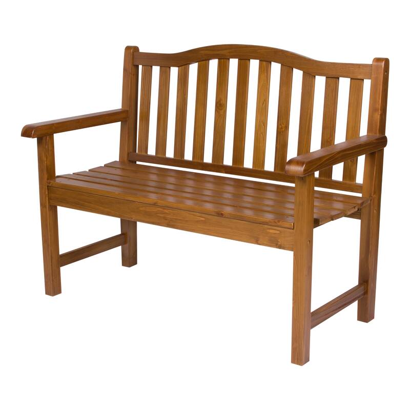 Belfort Hydro-Tex Wood Outdoor Garden Patio Bench - Oak