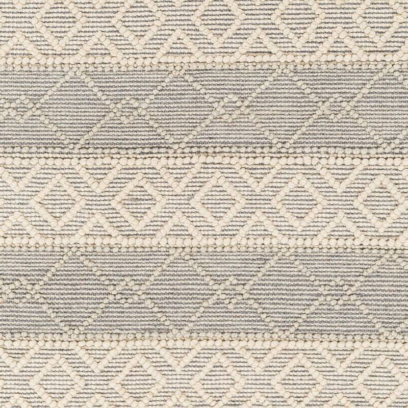 Livabliss Kohath Bohemian Stripe Wool & Jute Area Rug