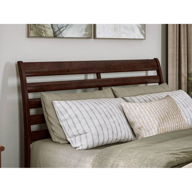 Emelie Platform Bed with Panel Footboard and Storage Drawers
