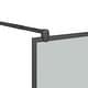 preview thumbnail 15 of 71, vidaXL Walk-in Shower Wall multi size Half Frosted ESG Glass Black