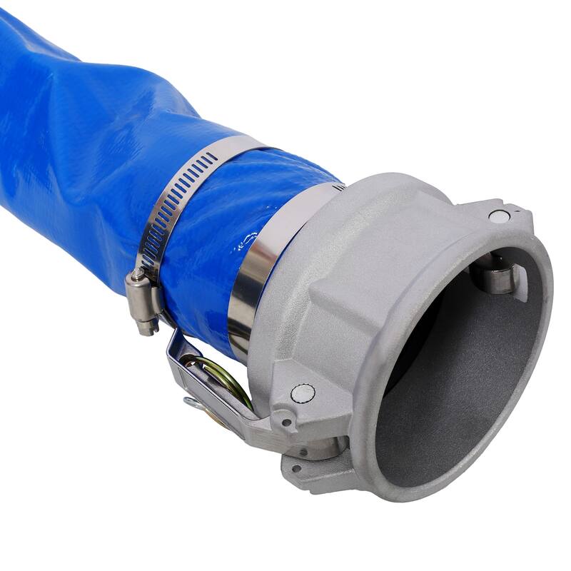 3" Heavy Duty Pool Backwash Hose, Reinforced PVC with Aluminum Camlock