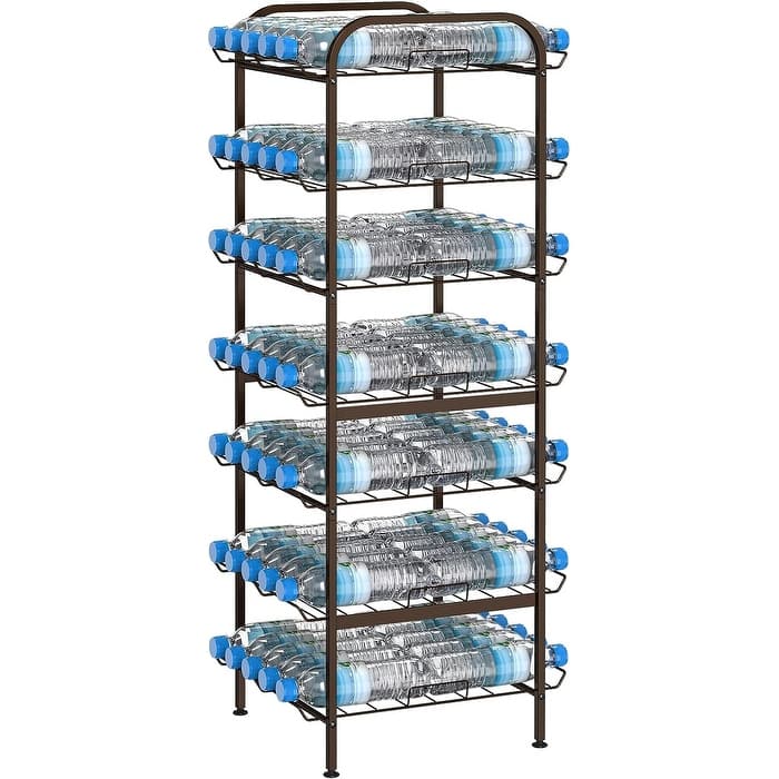 Water Bottle Organizer Vertical Free Standing Storage