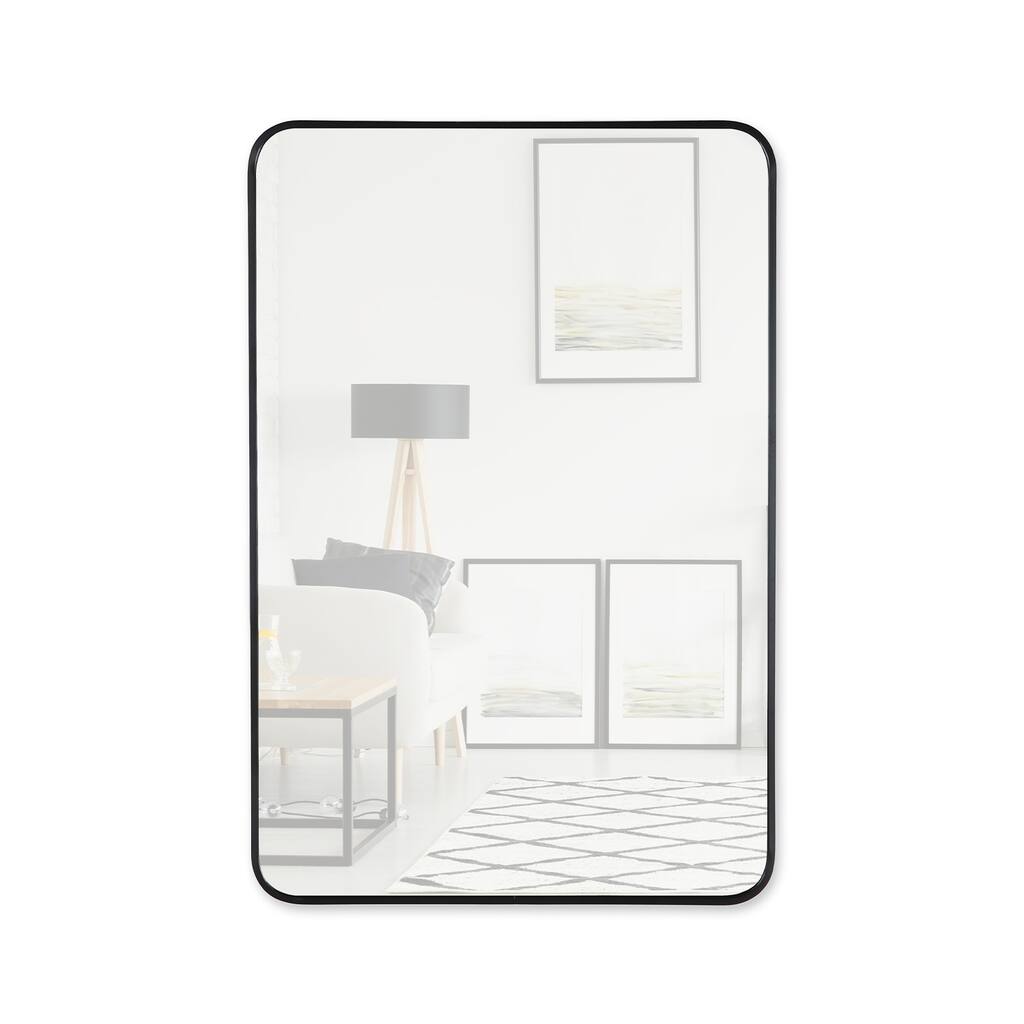 Rectangular Rounded Edge Wall Mirror