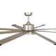 preview thumbnail 12 of 11, 72" Larger Aluminum 8-Blade LED Ceiling Fan with Remote