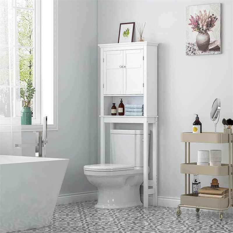 Over The Toilet Storage - 8"D x 26"W x 65"H
