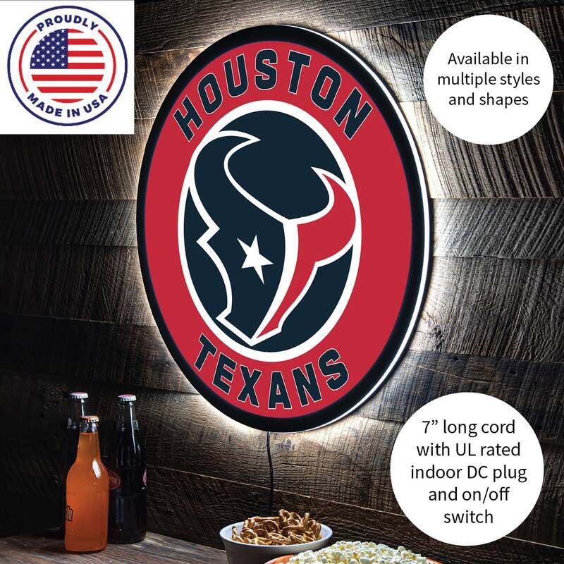 Houston Texans LED Lighted Sign
