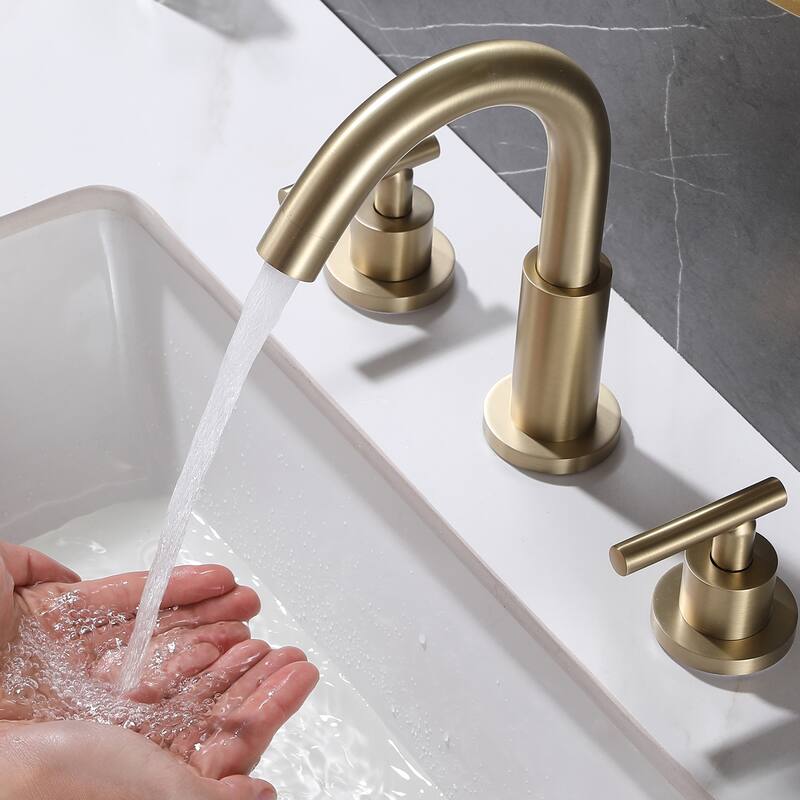 Rbrohant Widespread Faucet 2-handle Bathroom Faucet