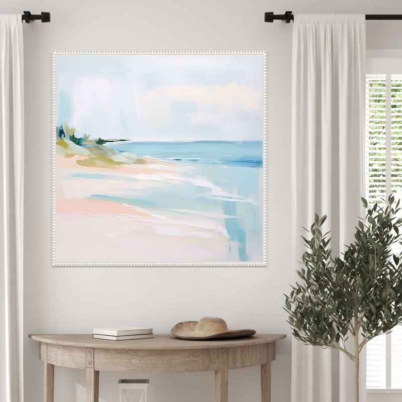 Reflection of Beach No. 2 by Irena Orlov Framed Canvas Wall Art Print