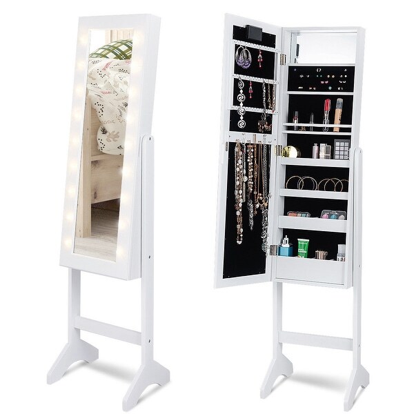 costway jewelry armoire