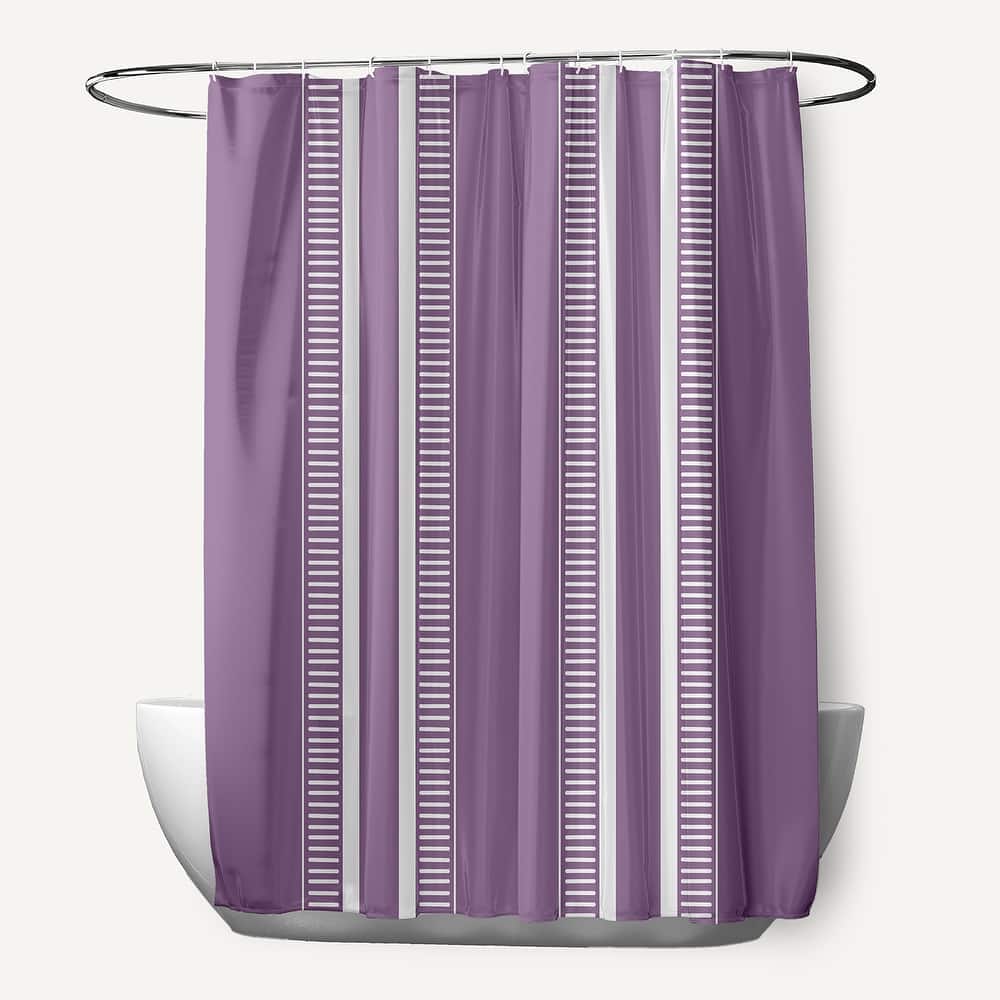 Dashing Stripedd, Stripedd Print Shower Curtain