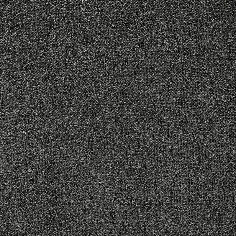 Vincent Dark Charcoal Upholstered Square Ottoman