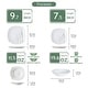 preview thumbnail 22 of 24, VEWEET Aviva Porcelain Dinnerware Set (Service for 6)
