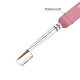 preview thumbnail 3 of 4, Detailing Paint Brush 0.53" Bristle Length with Pink Wood Handle 4Pcs