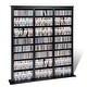 preview thumbnail 5 of 4, Triple Barrister Tower - 57" W x 63.75" H x 9.5" D Black
