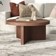preview thumbnail 16 of 35, Holm 32" Wide Round Coffee Table Brown