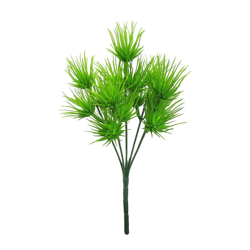 Set of 5 Artificial Tillandsia Succulent Stem Plant Greenery Pick Bush 11in - 11" L x 5.5" W x 5.5" DP - Green