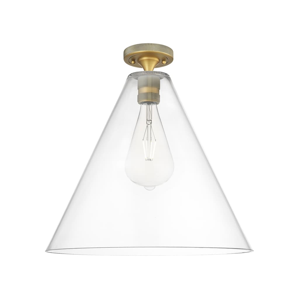 Innovations Lighting Downtown Urban - Crown Point - 1 Light 16" Berkshire Flush Mount