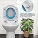 preview thumbnail 2 of 17, 2 in 1 Toilet Seat for Toddlers and Adults with Built-in Potty Training Seat