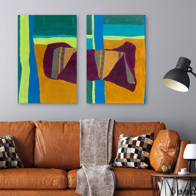 Tapestry 1 & 2 by Dan Houston Canvas Art Prints