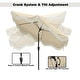preview thumbnail 18 of 49, Clihome 9 Ft. Bohemian Fringed Patio Market Umbrella
